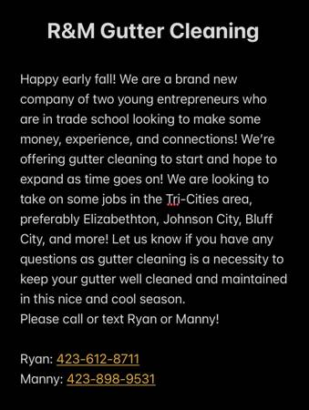 GUTTER CLEANING, JUNK REMOVAL, AND BARN CLEANOUTS! 1