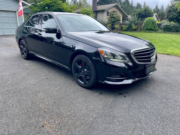 _________ 2016 Mercedes-Benz E350 Luxury, Blk/Blk, título limpio, Belleza - $12,500 (Bremerton - Silverdale - Kitsap)63623417860483121