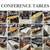 OFFICE FURNITURE COMPACT TRAINING NESTING BREAKROOM TABLE STATION 7 thumbnail