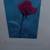Wall Art Square Metal Frame Red Rose  16" x 16" 3 thumbnail