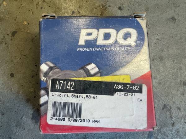 PDQ 2-4800 u-joint 1