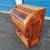 Antique Victorian Walnut Burl Barrel Roll Top Secretary DESK Hutch 10 thumbnail