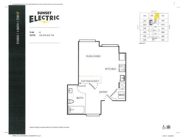 $2,210 / 1br - 575ft2 - Interior Open Air Courtyard, Floor-To-Ceiling Windows, Ice Makers63400054548355121