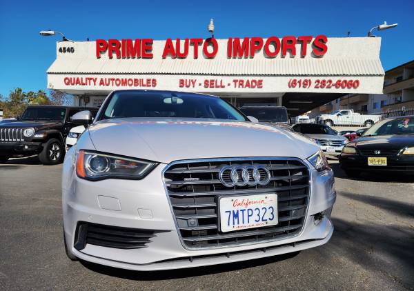 2015 Audi A3 2.0T Premium quattro Sedan (33K miles) - $14,995 (Mission Valley - Prime Auto Imports)63616026453121124