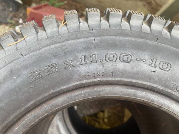 Set of 4 ATV tires 1