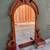 Antique Walnut Eastlake Victorian Arched Mirror Integrated Stora 1 thumbnail