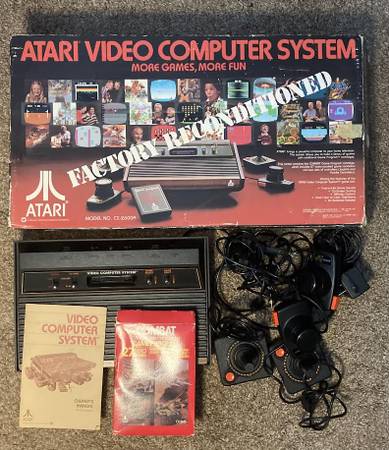 Factory Refurbished Atari Video Computer System 1