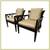 Barbara Barry For Baker Furniture Double X Armchairs, Pair 1 thumbnail