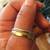 18K Italian Yellow and White Gold Wide and Heavy Band (Size 9-10) 3 thumbnail