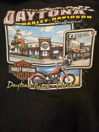 Harley davidson zip up sweat shirt! 1