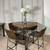 Round Pub  High Table & 4 Bucket Seat Chairs ASHLEY FURNITURE 1 thumbnail