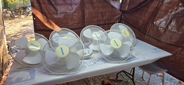 16 Inch Hurricane Oscillating Wall Mount Fans 1