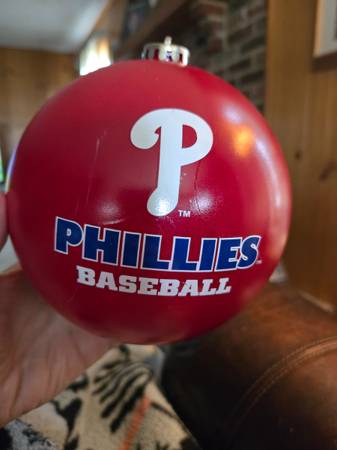 Large phillies Xmas ornament 1
