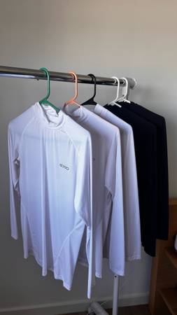 Performance Bundle! EXIO Compression Shirts – Black & White, Large 1