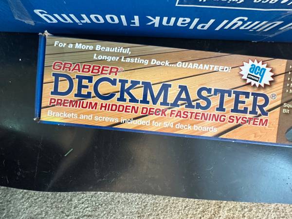 DeckMaster Deck Grabber Hidden Fastener Kit, 5/4" Boards - 3 Boxes (10 1