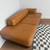 Mario Bellini Couch, CB2 Leather Daybed, TV/Stand, Green Checkered Rug 6 thumbnail