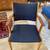 Reupholstered Mid Century DScan Teak Wood Black Fabric Arm Chair 5 thumbnail