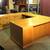 Executive U-shape Oak Desk Set 1 thumbnail