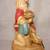 Christmas Chalkware Jesus Santa Boy Girl Statue 2 thumbnail