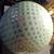 Vintage Lime Green Opalescent Hand-Blown Glass Globe on wrought iron s 2 thumbnail