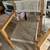 4- indoor /outdoor Teak bistro chairs with caning backs 3 thumbnail
