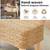 NEW Ottoman Foot Stool Rectangular Footrest Natural Seagrass Footstool 3 thumbnail