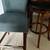 2-Pair denim blue bar stools 2 thumbnail