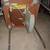 High Chair - Old Antique Adjustable Foldable Metal High Chair 7 thumbnail
