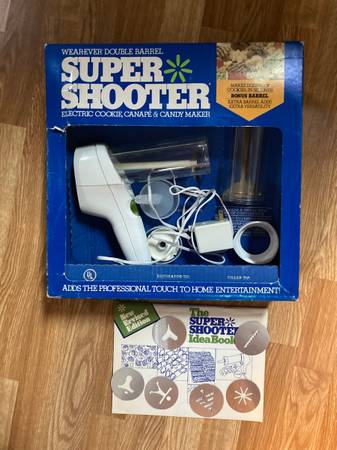 Wear-Ever Double Barrel Super Shooter - electric - vintage 1