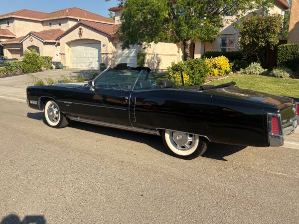 1971 Cadillac, El Dorado descapotable, coche negro tres tonos hermoso - $22,500 (pittsburg / antioch)63624218010499121