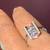 18K White Gold Ring (Size 7) with Natural Diamonds and Pink Sapphire 11 thumbnail