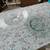 Beautiful X-Large Glass Bowl and Platter Set 2 thumbnail