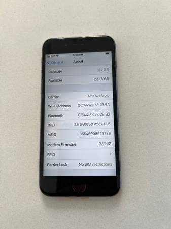 iPhone 6s 32 GB. Desbloqueado - $70 (Oakland Piedmont / Montclair)63470793059715124