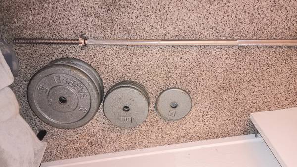 Weight Bar and Plates 1