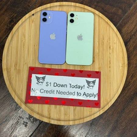 Unlocked Apple iPhone 12 -  Payments available with $1 DOWN - $299 (4916 Center Street E2)63470982178435121
