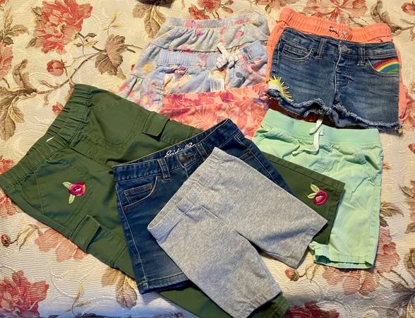 9 assorted skirts/shorts/pants, girl, 4T-5T 1