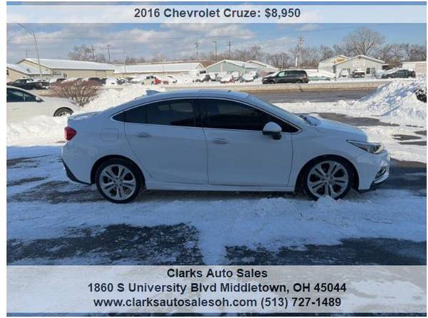 2016 Chevrolet Cruze Premier 4dr Sedan 97991 Miles 1