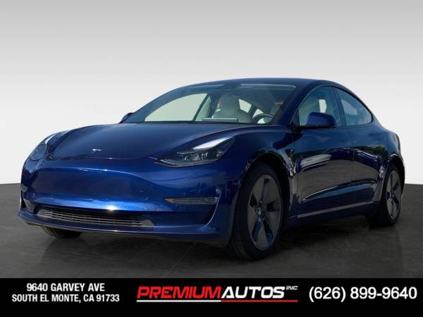 2021 Tesla Model 3 Electric Standard Range Plus Sedan 1