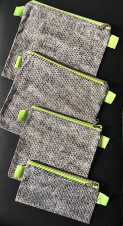 👛 4 Zipper Pouch Set: 2 Large, 1 Medium, 1 Small (brand new) 1
