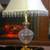 1 ventage brass & crystal  Lamp & shade 1 thumbnail