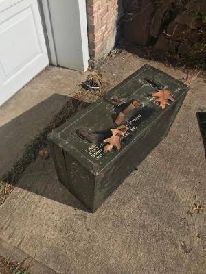 WWII Military Foot Locker /Trunk 1