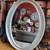 Large Oval Wooden Wall Mirror 2 thumbnail