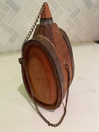 Vintage Wooden Flask/Canteen - $50 (healdsburg / windsor)63471458052867120