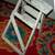 STEP STOOL Bench Antique White Wood Folding Painting Ladder Vintage 6 thumbnail
