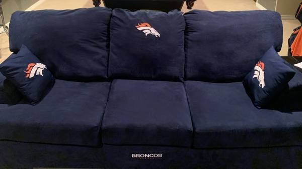 Broncos Themed Sofa 1