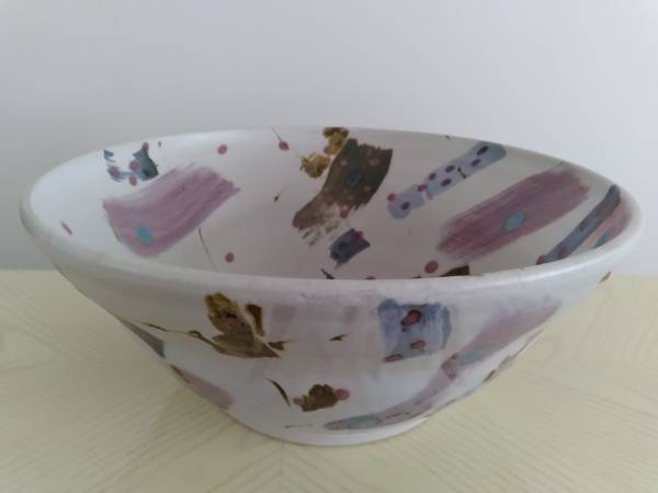 ART DECO CERAMIC POTTERY LARGE BOWL 1