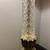 Stunning Vintage Abbey Corinthian crystal and brass lamp 7 thumbnail