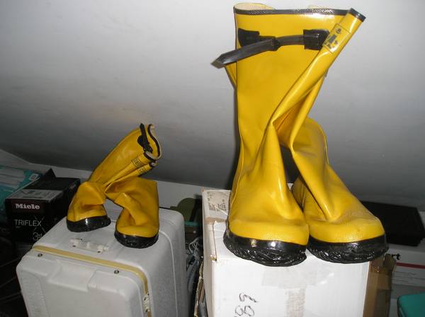 2 PAIR BAD WEATHER BOOTS 1