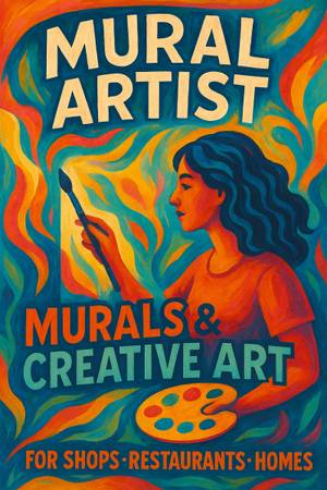 Mural Artist Available – Custom Murals, Art, and Creative Projects (Baltimore)64051582021250120