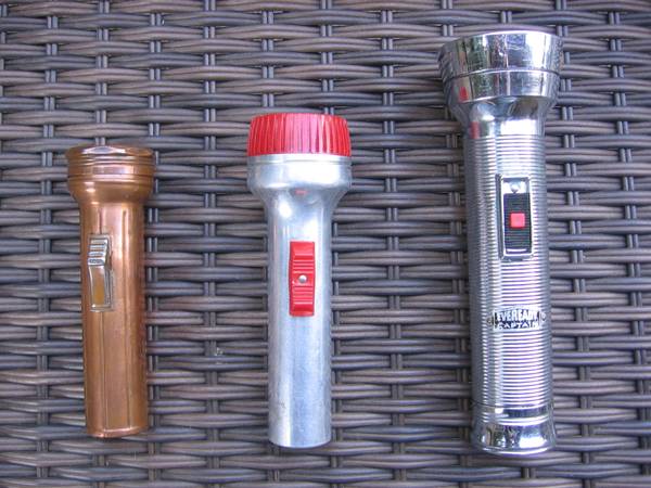 Flashlights or Torches, Vintage 1